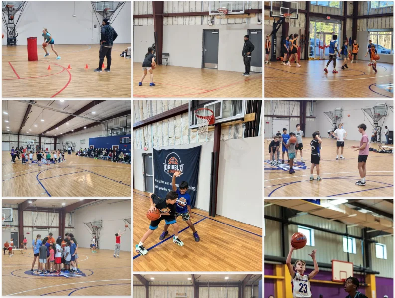 Nike Boys Basketball Camp at Dribble and Swish -  - Poster